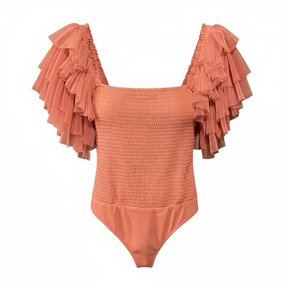Free People Kill the Lights Pink Bodysuit NWOT - Picture 2 of 4